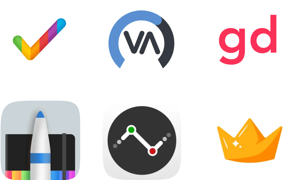 Icons of apps we've built for clients